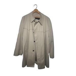 Vintage Men's Tan London Fog Maincoat Size 44